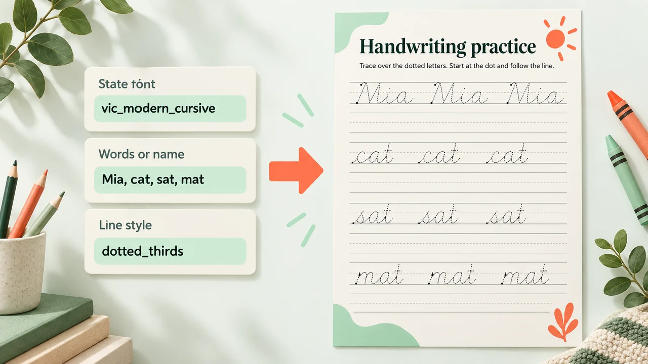 Handwriting Sheets images 2