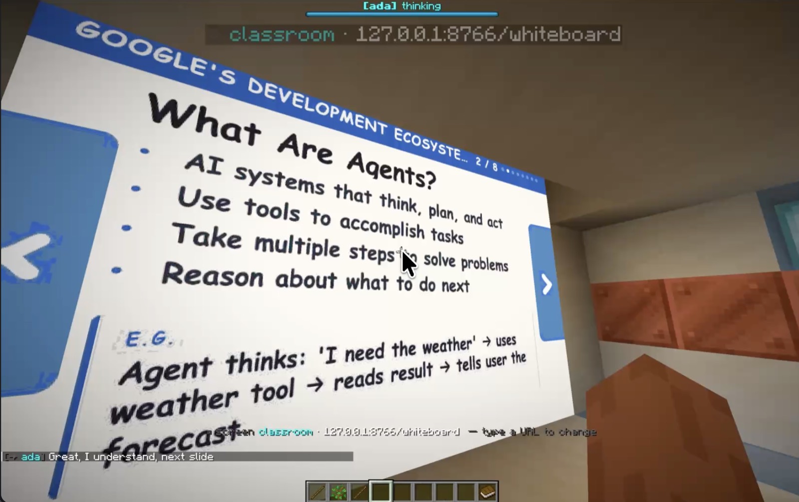 A live whiteboard slide: What Are Agents?