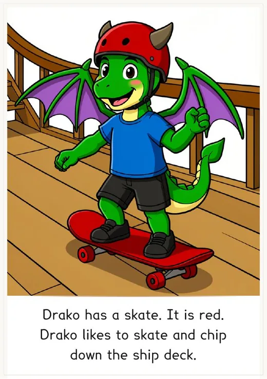 Page 2 of 5 made by Big Kid Reader