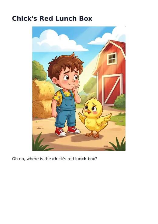 Page 3 of 7 made by Personalised Phonics Picture Book