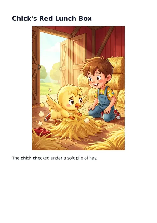 Page 5 of 7 made by Personalised Phonics Picture Book